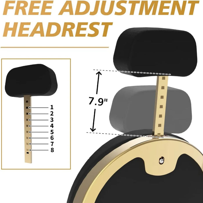Vintage Barber Chair All Purpose Heavy Duty, Hydraulic Recline Salon Beauty Styling Chair Retro, 360 Degree Swivel,Furniture