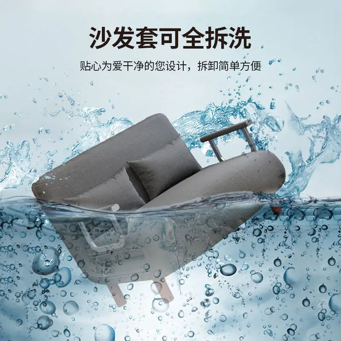 Luxury Grey Simple Folding Sofa Bed Apartment Small Family Simple Reclining Chair Single Folding Sofa Bed 2023 Dropshopping
