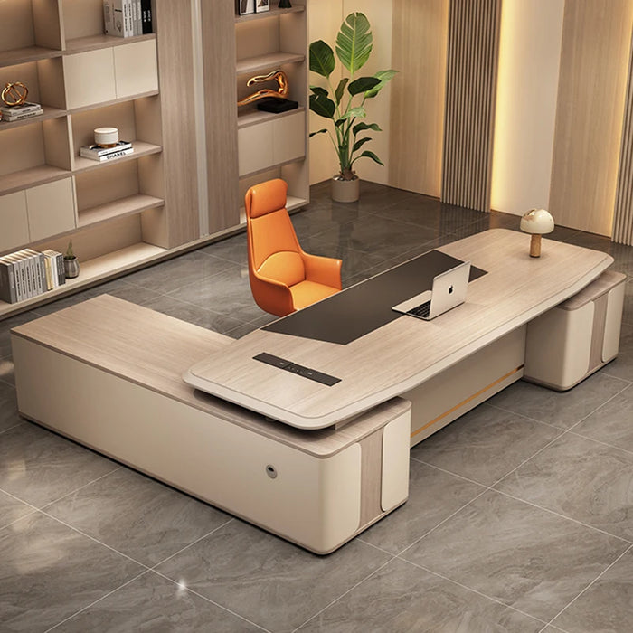 Drawers Desktop Office Desk Writing Meeting Executive Bedroom Office Desk Conference Scrivanie Per Ufficio Luxury Furniture