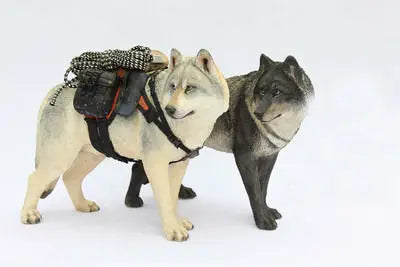 1:6 Prairie Wolf Model High-end Birthday Gift Car Interior Decoration Home Decoration Super Simulation