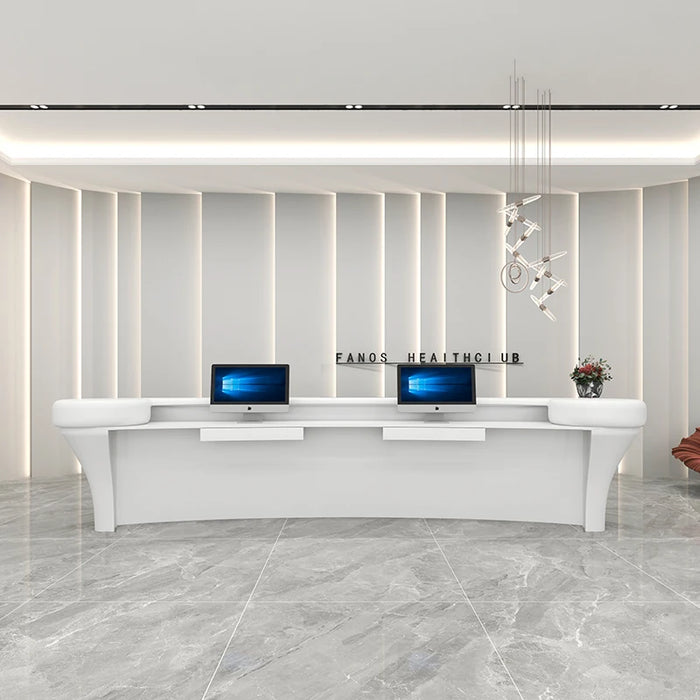 Executive European Reception Desk Lectern Luxury Garden Reception Desk Consable Modern Comptoir Caisse De Boutique Furniture