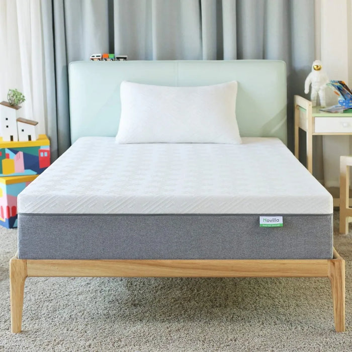 Queen Size Mattress, 12 Inch Gel Memory Foam Mattress for Cool Sleep & Pressure Relief, Medium Plush Feel with Motion Isolating