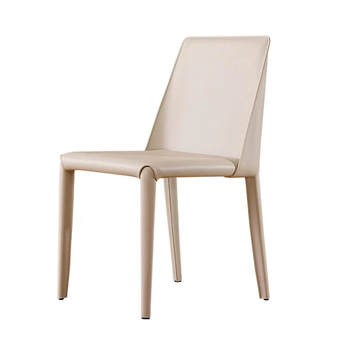 Metal Nordic Dining Chair Minimalist White Luxury Modern Dining Chairs Leather Occasional Sillas Para Comedor Kitchen Furniture