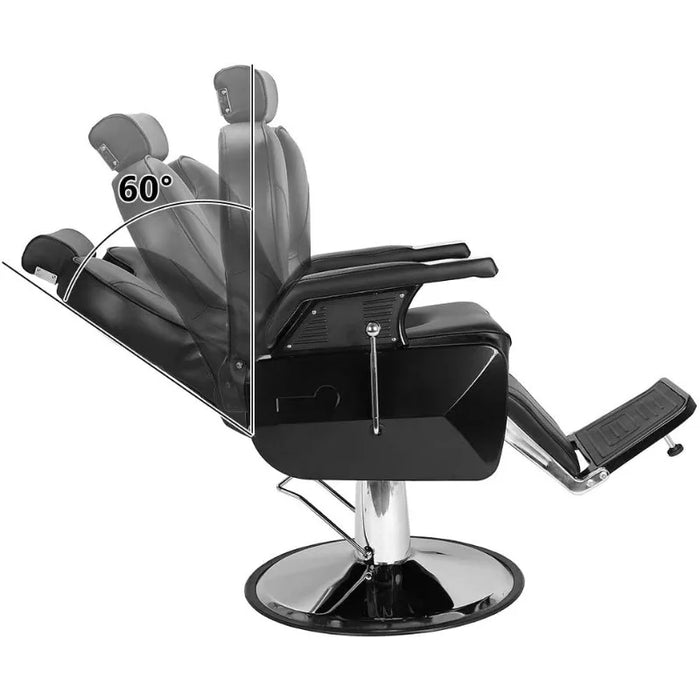 All Purpose Hydraulic Barber Chair Recline 360 Degree Swivel Height Adjustable Heavy Duty Hairdresser Chair Beauty Salon Spa