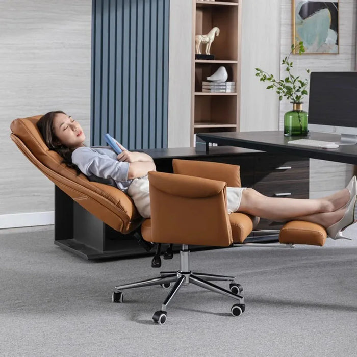 Free Shipping Floor Office Chairs Ergonomic Leather Seat Cushion Armchairs Waiting Fashion Silla Escritorio School Furniture