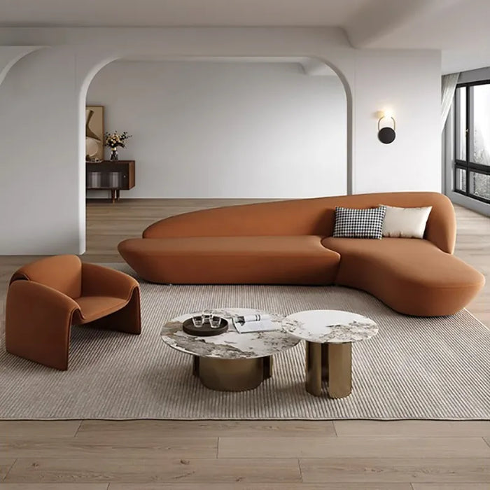 Italian European Sofas Modern Luxury Velvet Lounge Living Room Sofa Office Fabric Wooden Library Sofy Do Salonu Home Decor