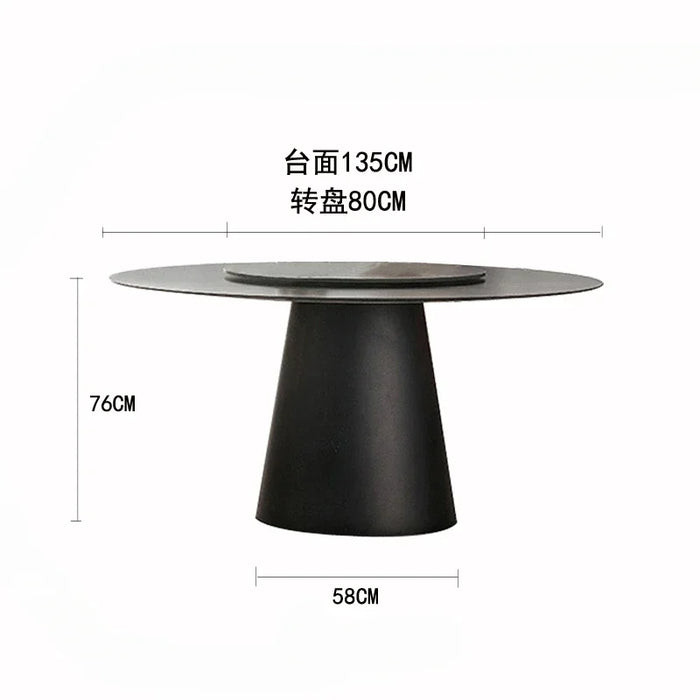 Nordic Round Dining Tables Kitchen Hotel Design Kitchen Dining Tables Modern Balcony Mesa Comedor Living Room Furniture YN50DT