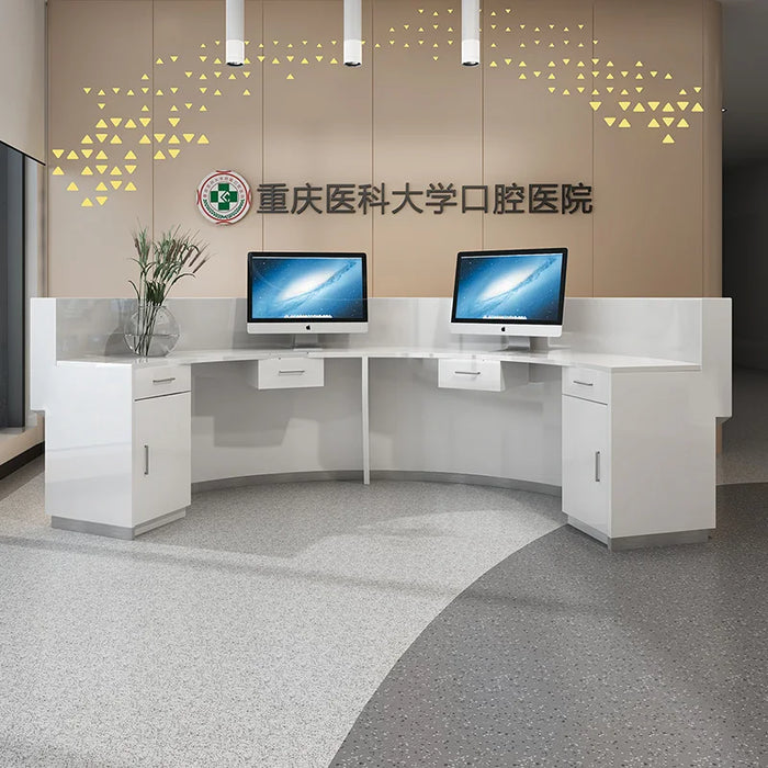 Counter Register Reception Desks Luxury Executive Modern White Reception Desks Closet Escritorios De Oficina Salon Furniture