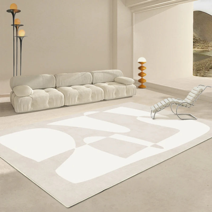 Modern Minimalist Art Wabi-sabi Living Room Carpet Bedroom Light Luxury Home Large-area Decorative Rugs Hotel Non-slip Floor Mat