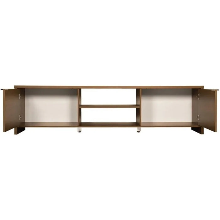 71" With Cable Management Tv Wall Cabinet Fits TV Tables Up to 80" Wooden Home Furniture for Modern Television Stand Living Room