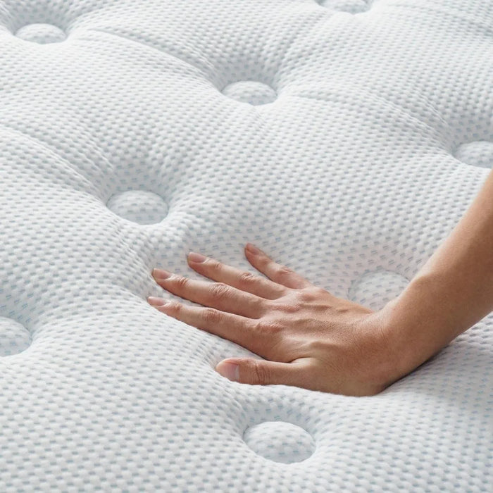 12 Inch Cooling Comfort Support Hybrid Mattress, Fiberglass Free, Medium Plush,Certified Safe Foams & Fabric,King Mattress