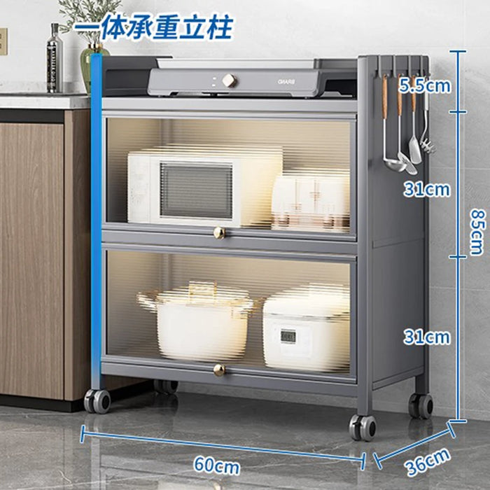 Laden Display Shelves Sideboard Shelf Modern Chinese Dining Dish Drawers Glass Sideboard Kitchen Armario Cozinha Furniture HDH