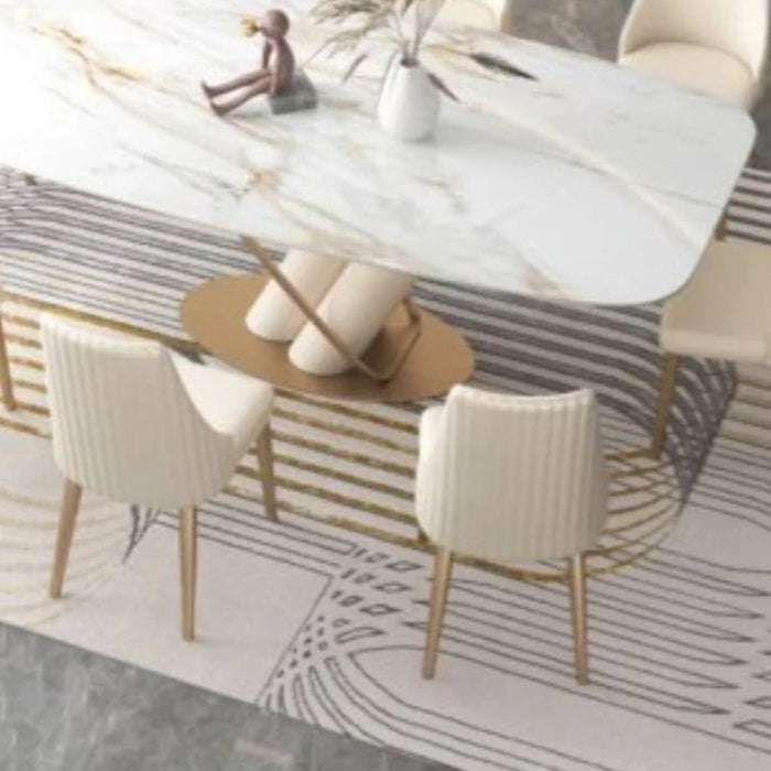 One Dining Table And 6 Chairs