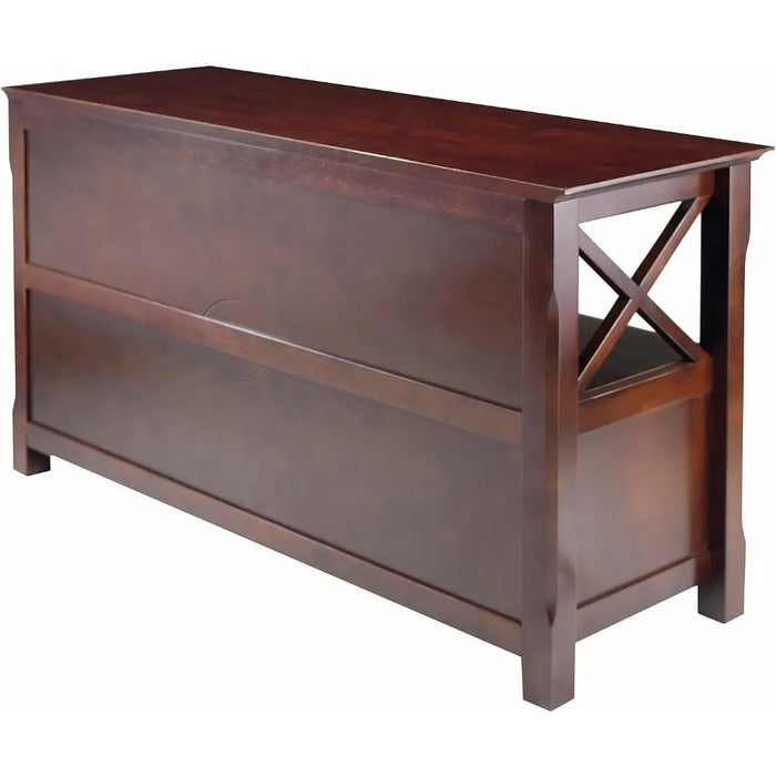 TV Stand Provide Storage Space and Two Wooden Doors a Combination of Solid Wood and Composite Wood Cabinet Living Room Furniture