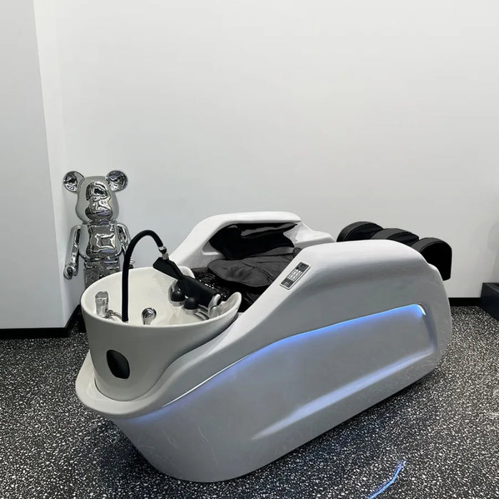 Head Massager Shampoo Chair Wash Hair Salon Reclining Stylist Luxury Shampoo Chair Basin Electronic Massage Cadeiras Salon Chair
