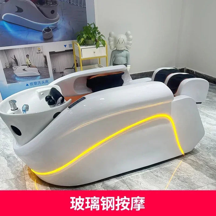Massage Head Spa Shampoo Chair Hair Water Circulation Luxury Hair Wash Chair Salon Ergonomics Shampouineuse Furniture MQ50XF