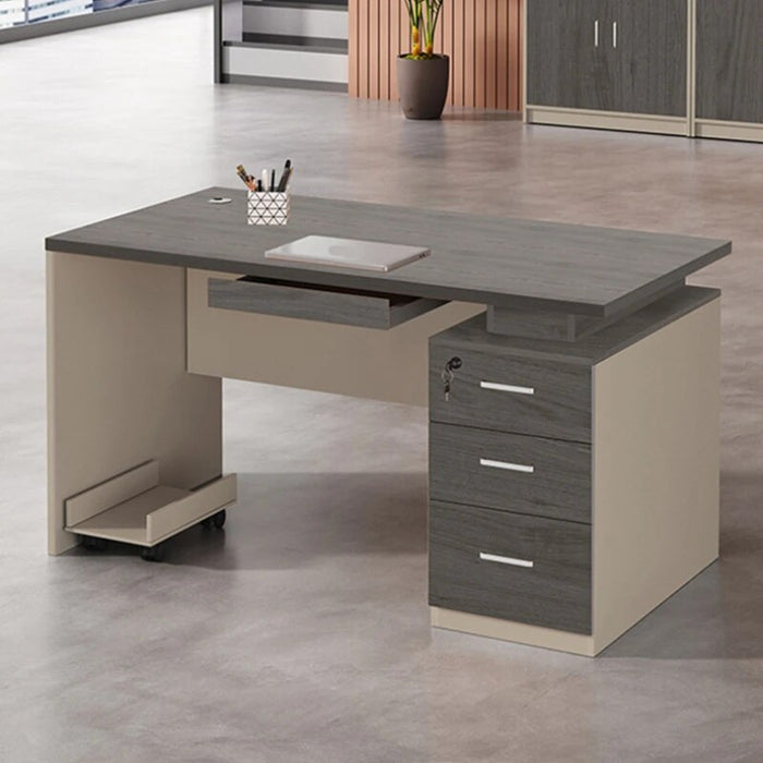 Wholesale Modern Industrial Wood Desktop Work Write Workstation Desk Computer Table Desk With Chair For Office