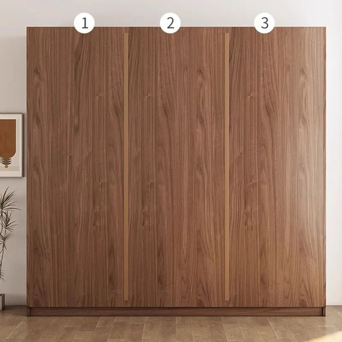 Wood Multifunction Wardrobe Modern Hanging Storage Drawers Shelf Wardrobe Sliding Doors Display Placard De Vetement Furnitures