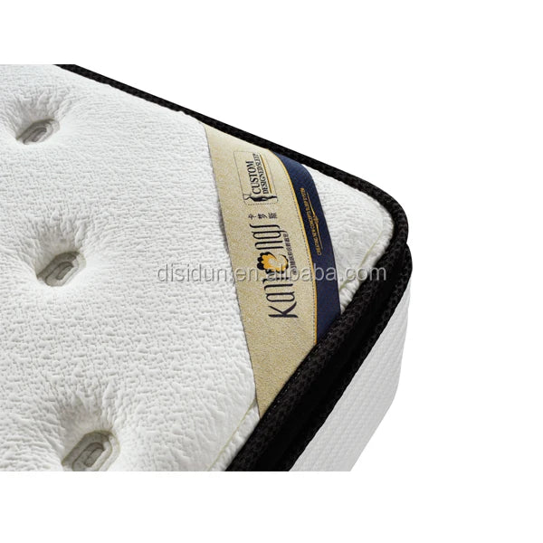 High quality King size luxury pocket spring memory foam bed mattress for sleeping