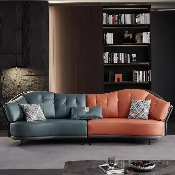 Unusual Ergonomic Banquet Sofa Curved Relax Century Modern Italiano Luxury Sofa Designer Cinema Canape Salon Bedroom Furniture