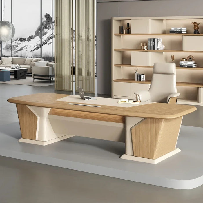 Executive Reception Desks Nail Modern Conference Tables Drafting Study Modern Walnut Mesa Para Computador Office Furniture