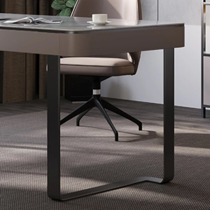 Beauty Salon Work Desk Reception Wooden Luxury Executive Setup Table Work Desk Supplies Mesa De Escritorio Working Equipment ZT