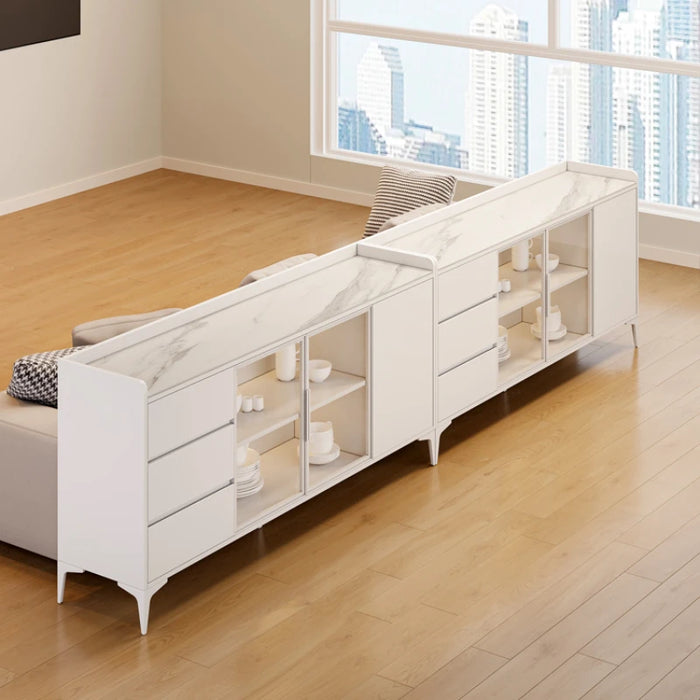 Wood Nordic Sideboard Accent Cabinet Corner Kitchen Modern Sideboard Space Saving Rustic Moveis Para Casa Home Furniture YN50SB