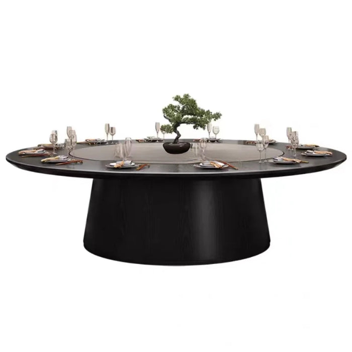 Clubhouse Electric Dining Tables Rock Panerock Panel Combination Large Hotel Dining Tables Mesa Comedor Kitchen Furniture QF50DT