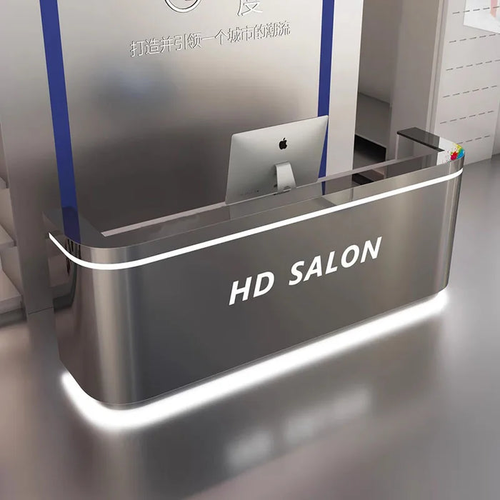 Coffee Executive Reception Desk Cashier Checkout Beauty Office Luxury Reception Desk Supermarket Meuble Caisse Furniture HDH