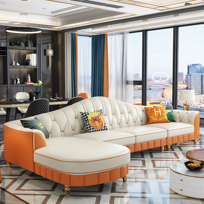 Luxury Modern Fancy Sofas Filling Soft Lazy White Recliner Sofa Lounge Floor Woonkamer Banken Living Room Furniture