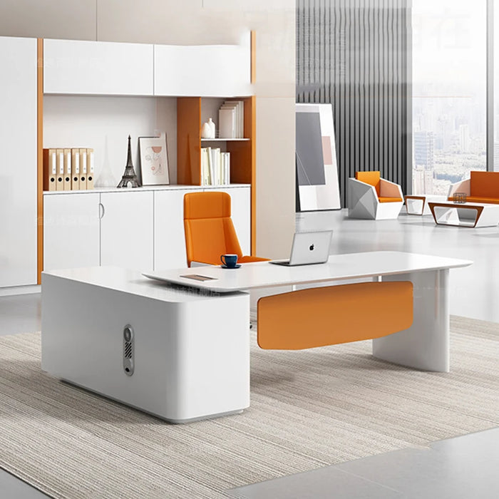 Luxury Computer Office Desk Executive Modern Set White Arts Professional Desk Tables Studio Mesa Para Computador Home Furniture