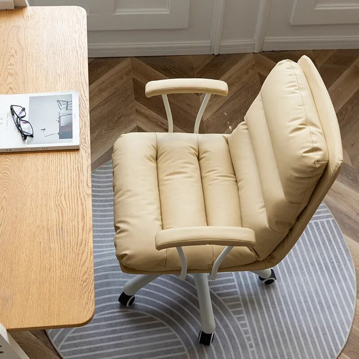 Fashion Simple Computer Chair Double-layer Soft Bag Office Chairs Lift Adjustment Swivel Chair Universal Pulley Relaxing Chair