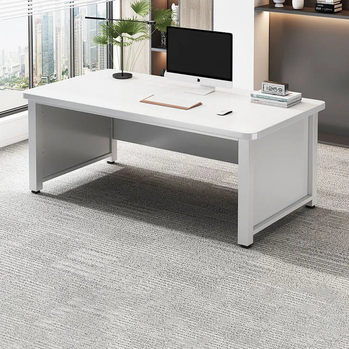 High Quality Executive Office Desk Long Floor Minimalist Unique White Computer Desks Boss Luxury Bureau Meuble Modern Furniture