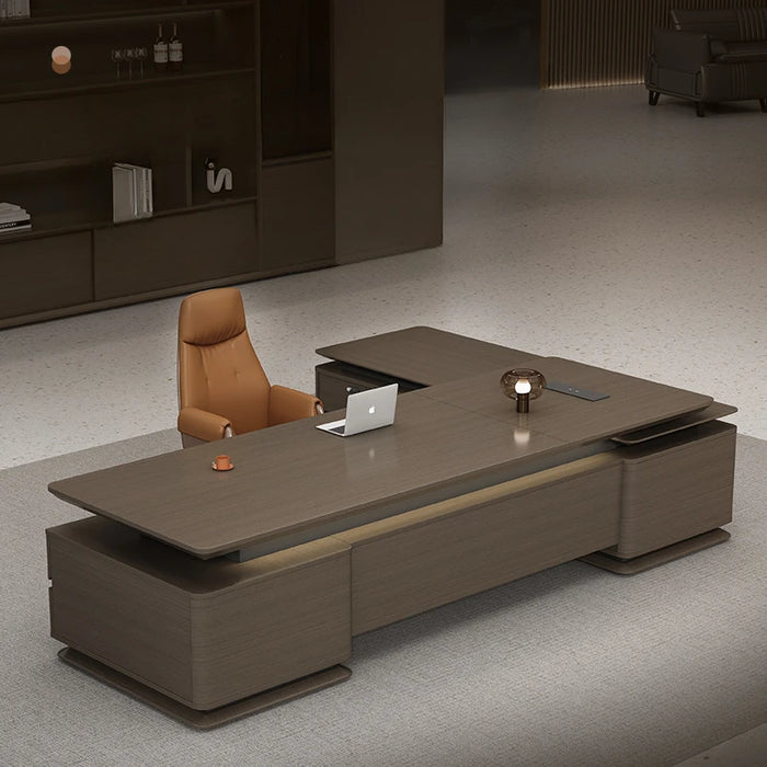 Luxury Storage Office Desk Vanity Executive Writing Reception Office Desk Workbench Scrivania Con Cassetti Home Furniture