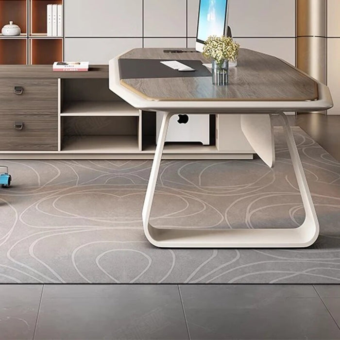 Standing L Shaped Office Desk Conference Writing Executive Floor Computer Desks Modern Long Mesa Escritorio Modern Furniture