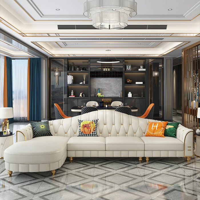 Luxury Modern Fancy Sofas Filling Soft Lazy White Recliner Sofa Lounge Floor Woonkamer Banken Living Room Furniture