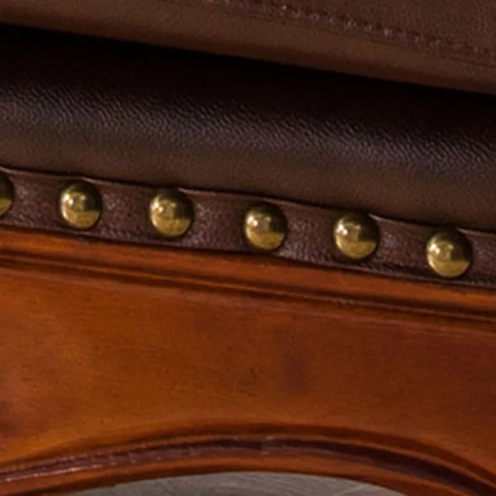 American Leather Art Carved Sofa European-style Solid Wood Combination Furniture Large ApartmentvLiving Room Home Furniture