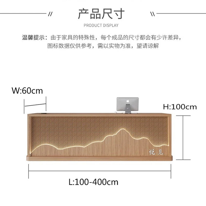 Checkout Supermarket Reception Desk Counter Cashier Beauty Executive Reception Desk Coffee Mostrador Recepcion Shop Furniture