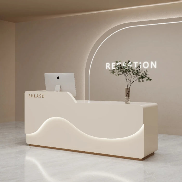 White Front Reception Desks Church Cashier Futuristic Computer Reception Desks Counter Escritorios De Oficina Modern Furniture