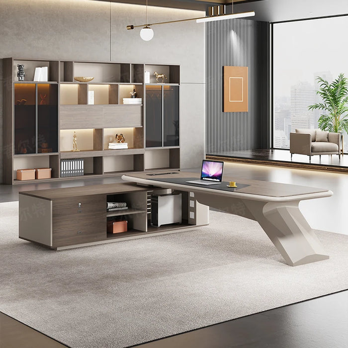 Luxury Office Desks Console Meeting Writing Organizer Executive Drawers Executive Modern Shelves Mesa Escritorio Furnitures