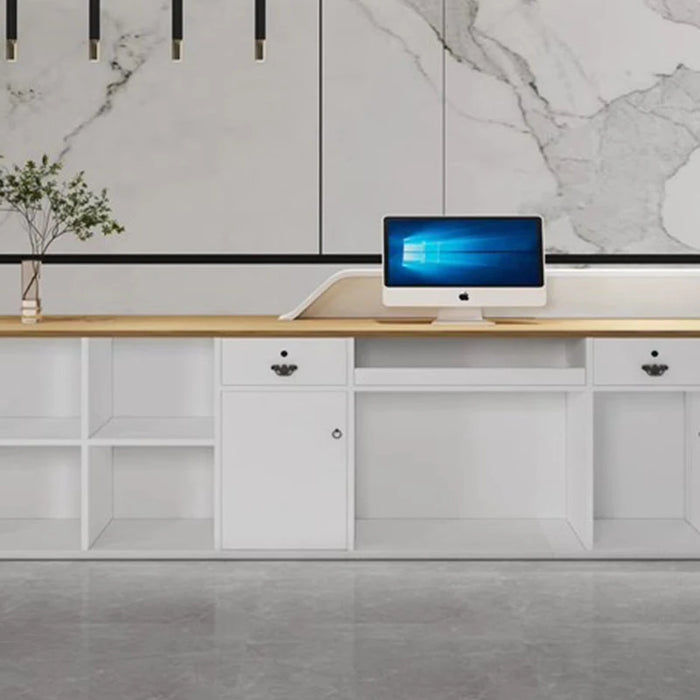 Luxury Podium Reception Desk Mobile Bar Counter Salon Modern Information Hotel Reception Desk Lectern Bar Tresen Furniture