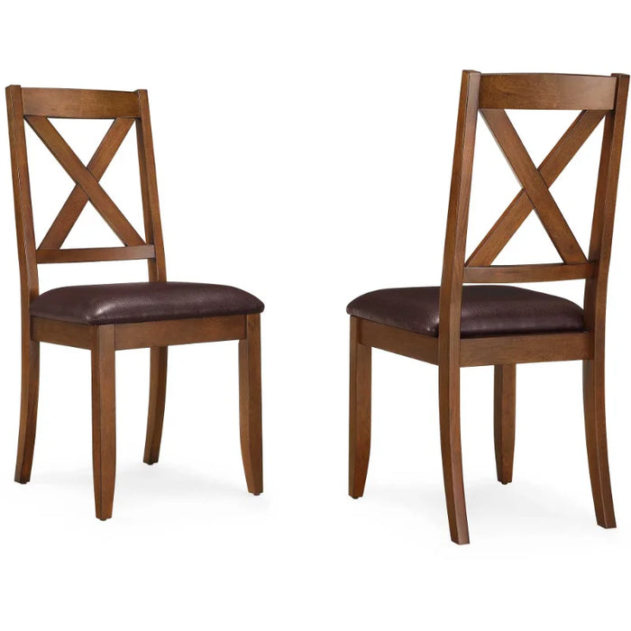 Better Homes & Gardens Maddox Crossing Dining Chair, Set of 2, Brown dining chair