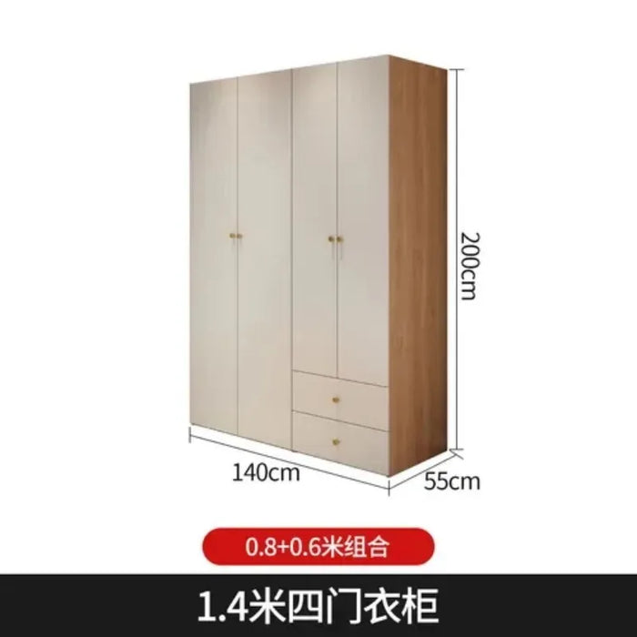 Storage Women Wardrobe Modern Simple Stores Wooden Living Room Wardrobe Dividers Aesthetic Art Porte Vetements Home Furniture