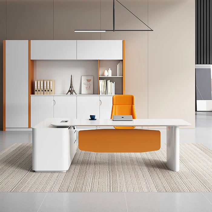 Luxury Computer Office Desk Executive Modern Set White Arts Professional Desk Tables Studio Mesa Para Computador Home Furniture
