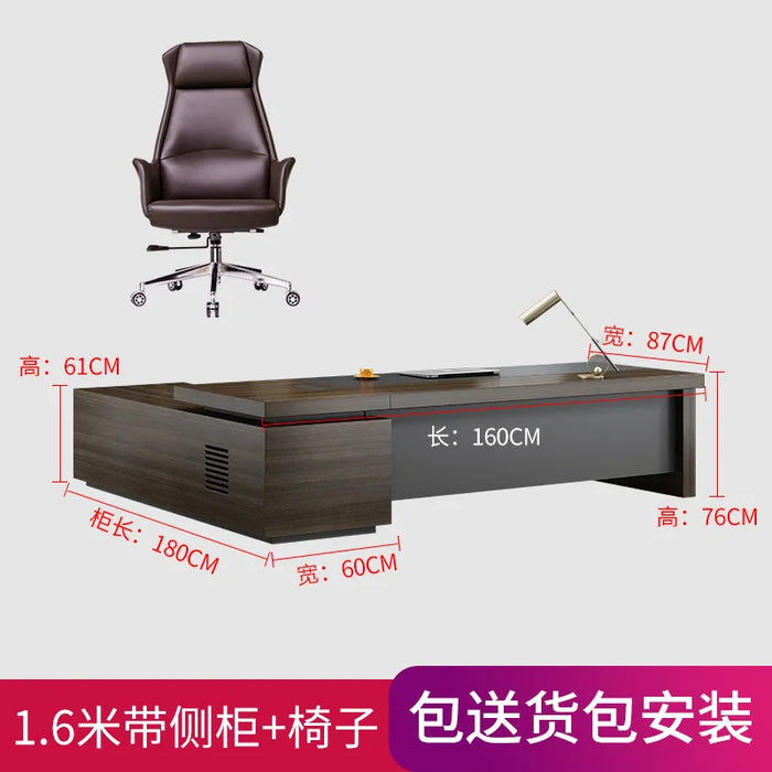 L Shaped Office Desk Standing Executive Vanity Manicure Table Cute Writing Wall Drafting Makeup Mesa Escritorio Furniture