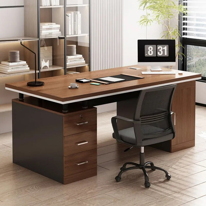 Workbench Combination Office Desks Employee Desktop Boss Computer Office Desk Modern Household Escritorios Work Furniture QF50OD