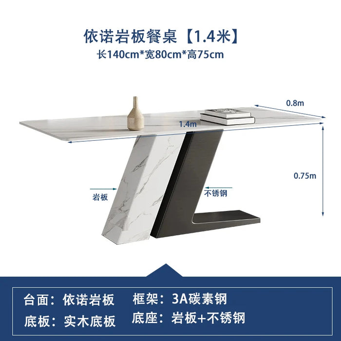 Console Modern Dining Tables Desk Garden Center Hallway Tables Balcony Marble Juegos De Comedor Dining Room Furniture WJ33XP