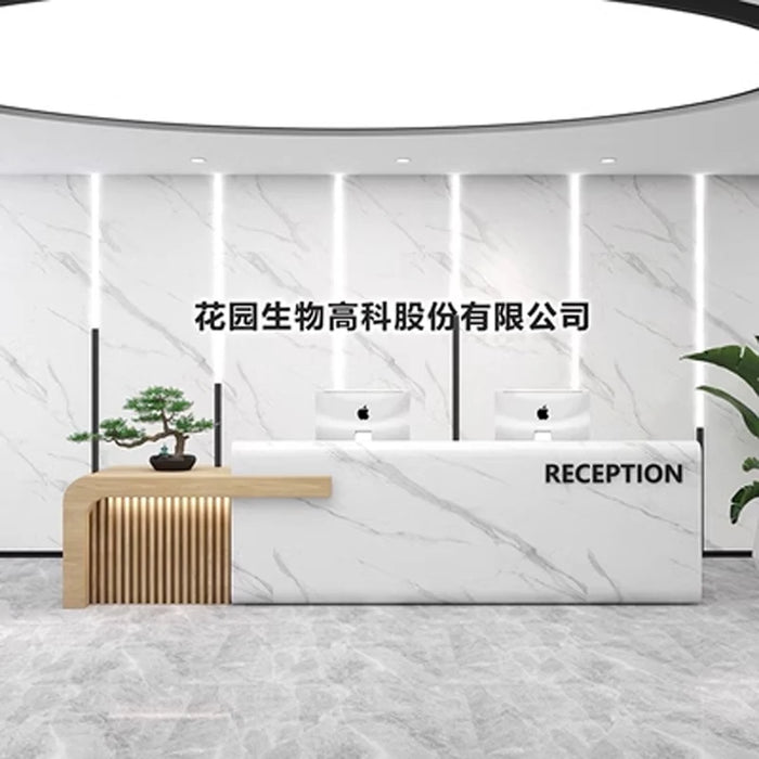 Luxury Standing Reception Desks Front Podium Modern Commercial Reception Desks Shop Mostrador Recepcion Minimalist Furniture