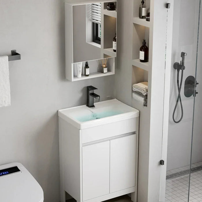 Vanity Sink Bathroom Cabinet Mirror Storage Full Sets Bathroom Cabinet Luxury Organizer Armoire De Rangement Home Furniture