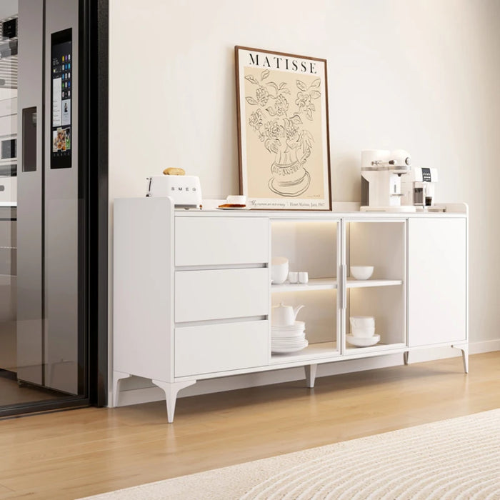 Wood Nordic Sideboard Accent Cabinet Corner Kitchen Modern Sideboard Space Saving Rustic Moveis Para Casa Home Furniture YN50SB